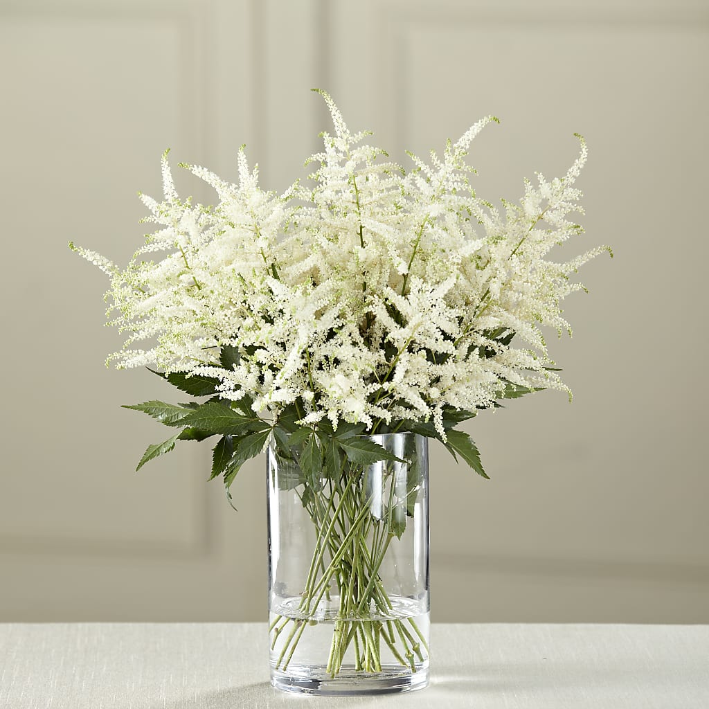 White Astilbe Bouquet – BERMAN'S FLOWERS, Kingsburg CA